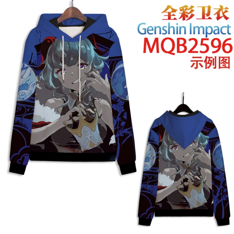 Genshin Impact  Full color hooded sweatshirt without zipper pocket from XXS to 4XL  MQB-2596
