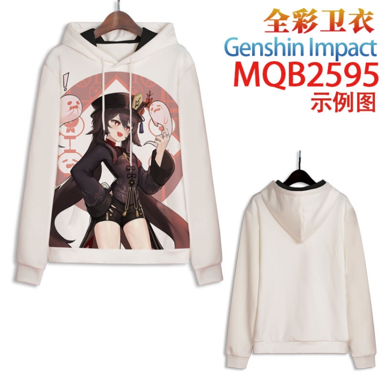 Genshin Impact  Full color hooded sweatshirt without zipper pocket from XXS to 4XL MQB-2595