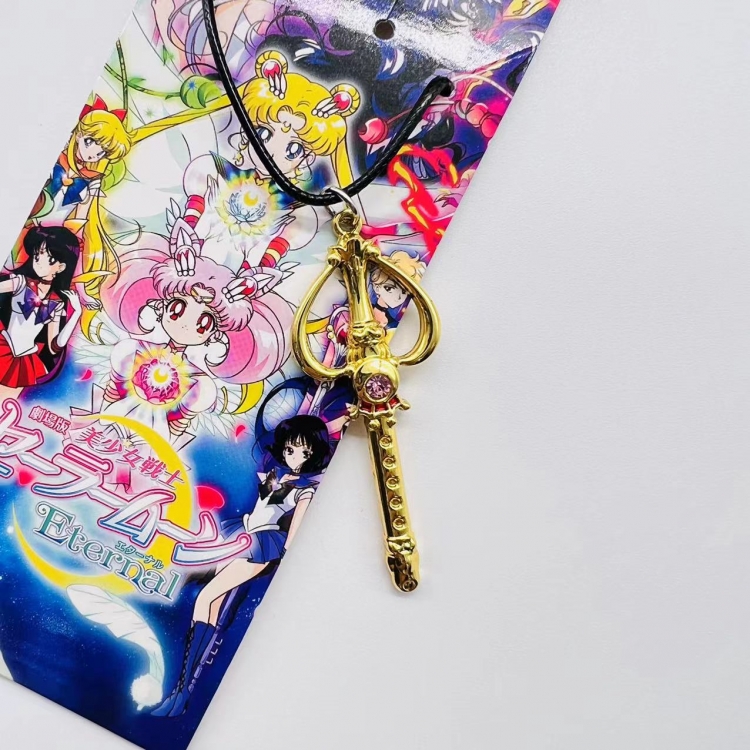 sailormoon Anime peripheral leather rope necklace pendant jewelry  433  price for 5 pcs