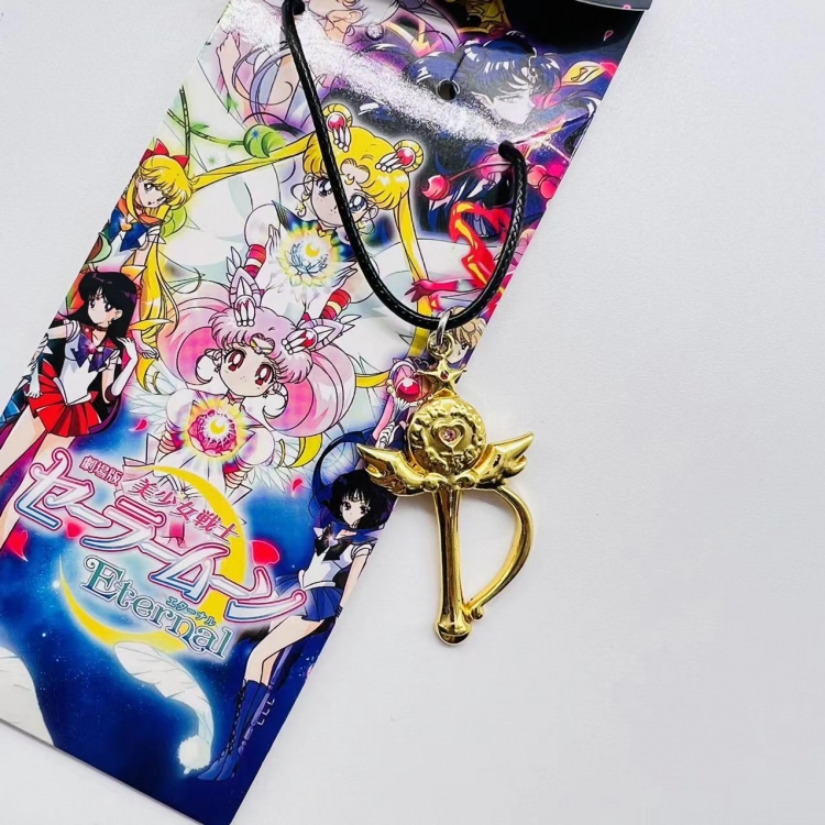 sailormoon Anime peripheral leather rope necklace pendant jewelry  521  price for 5 pcs