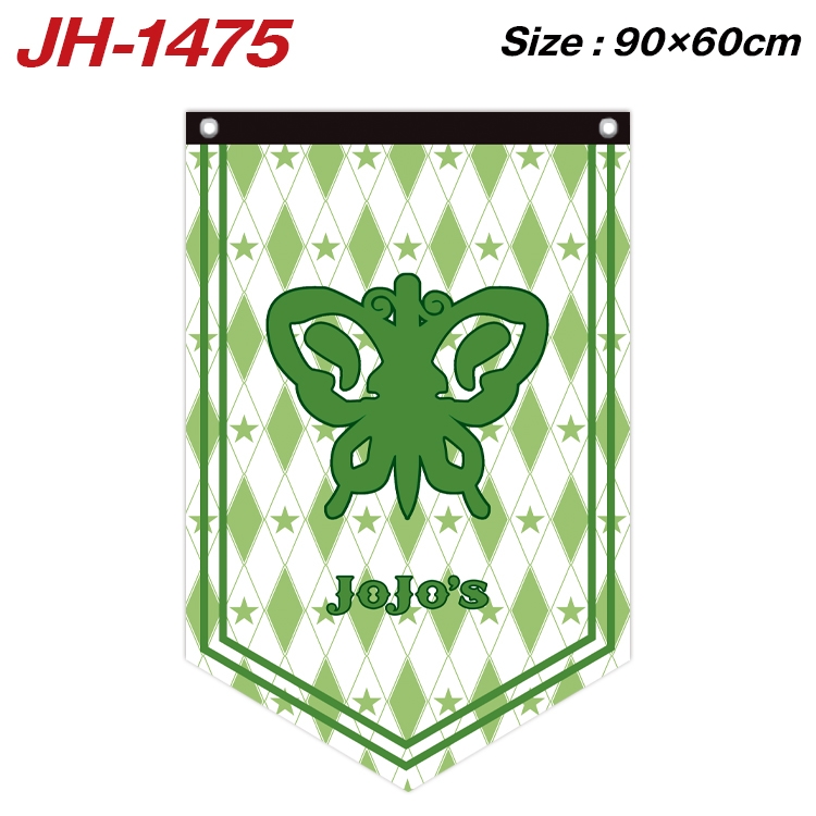 JoJos Bizarre Adventure Anime Peripheral Full Color Printing Banner 90X60CM JH-1475