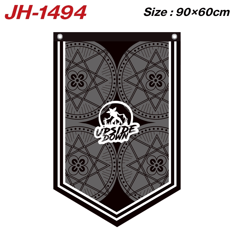 Stranger Things Anime Peripheral Full Color Printing Banner 90X60CM JH-1494