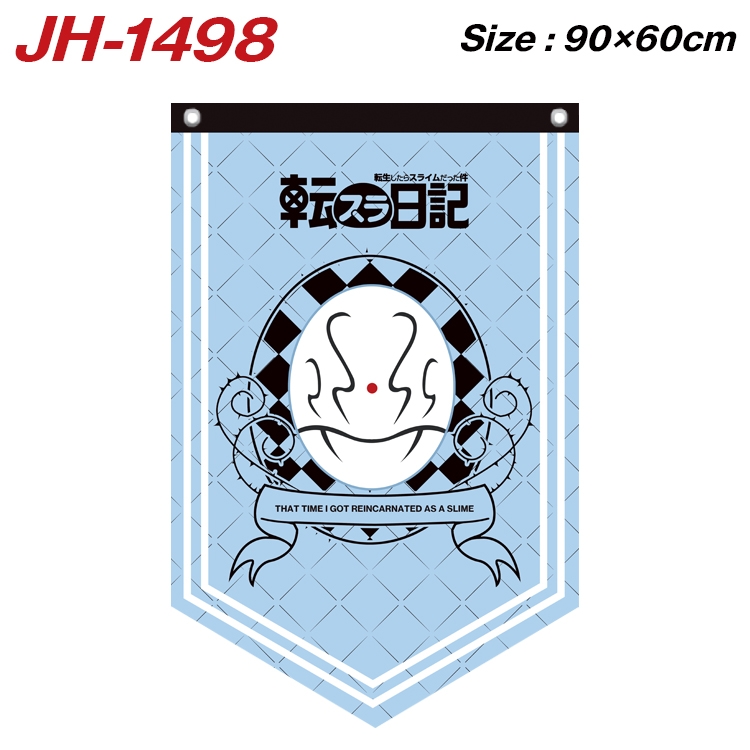 That Time I Got Slim Anime Peripheral Full Color Printing Banner 90X60CM  JH-1498
