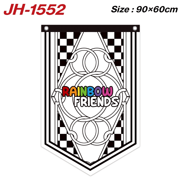 rainbow friends Anime Peripheral Full Color Printing Banner 90X60CM JH-1552