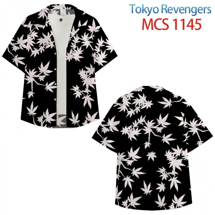 Tokyo Revengers Anime peripheral full color short-sleeved shirt from XS to 4XL MCS-1145