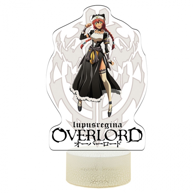 overlord Acrylic Night Light 16 Color-changing USB Interface Box Set 19X7X4CM white base