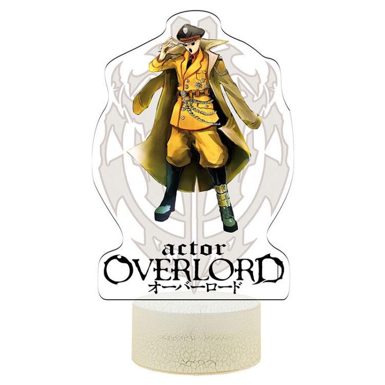 overlord Acrylic Night Light 16 Color-changing USB Interface Box Set 19X7X4CM white base