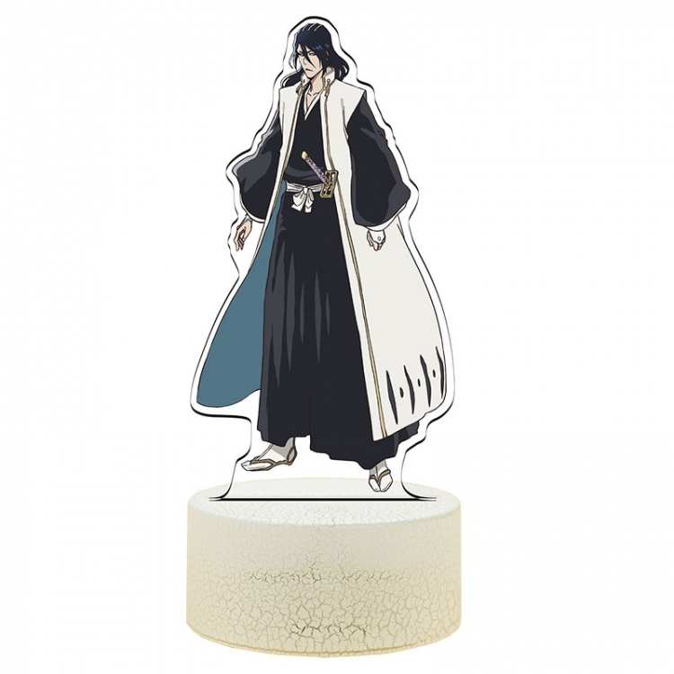 Bleach Acrylic Night Light 16 Color-changing USB Interface Box Set 19X7X4CM white base