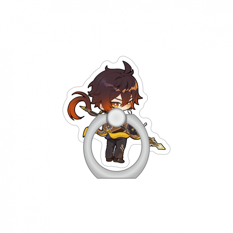 Genshin Impact Anime Peripheral Acrylic Ring Buckle Phone Holder price for 5 pcs