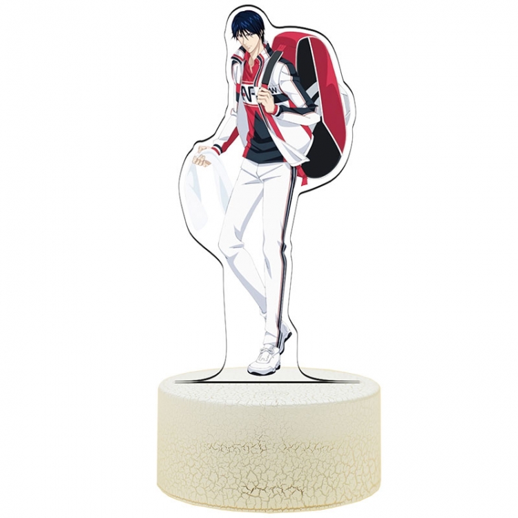 New prince of tennis Tokugawa-Kazuya Acrylic Night Light 16 Color-changing USB Interface Box Set 19X7X4CM white base