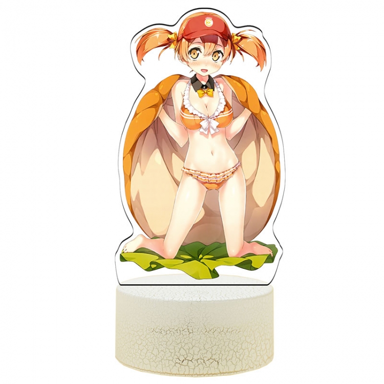 The Devil is a Part-Timer! Acrylic Night Light 16 Color-changing USB Interface Box Set 19X7X4CM white base