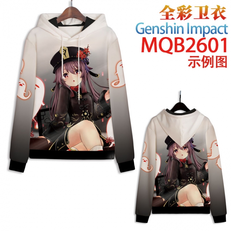 Genshin Impact Full color hooded sweatshirt without zipper pocket from XXS to 4XL MQB-2601