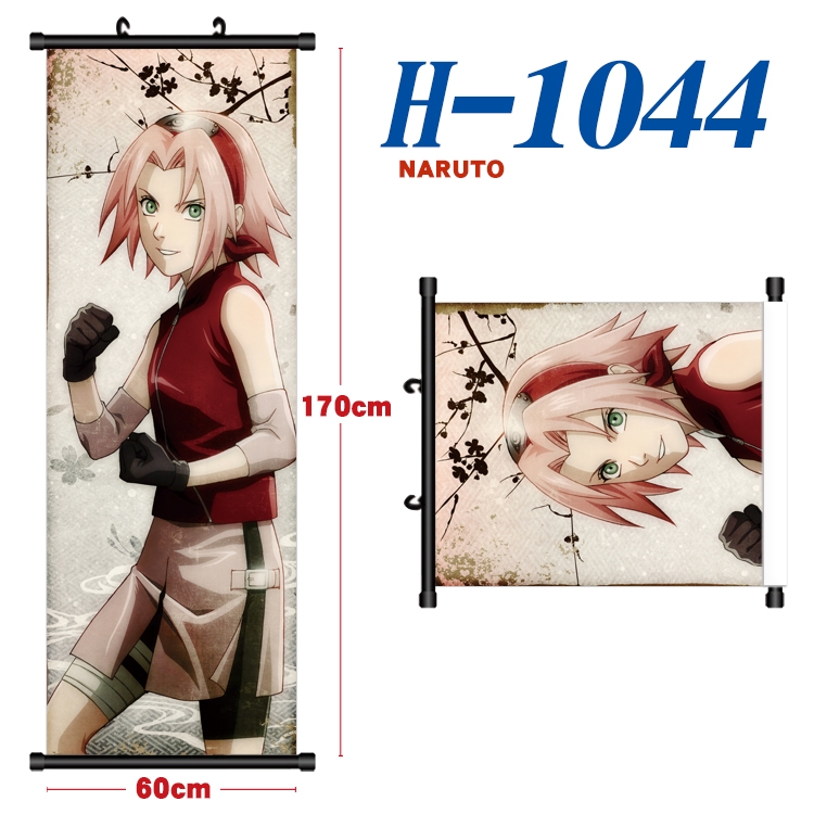 Naruto Black plastic rod cloth hanging canvas painting 60x170cm H-1044A