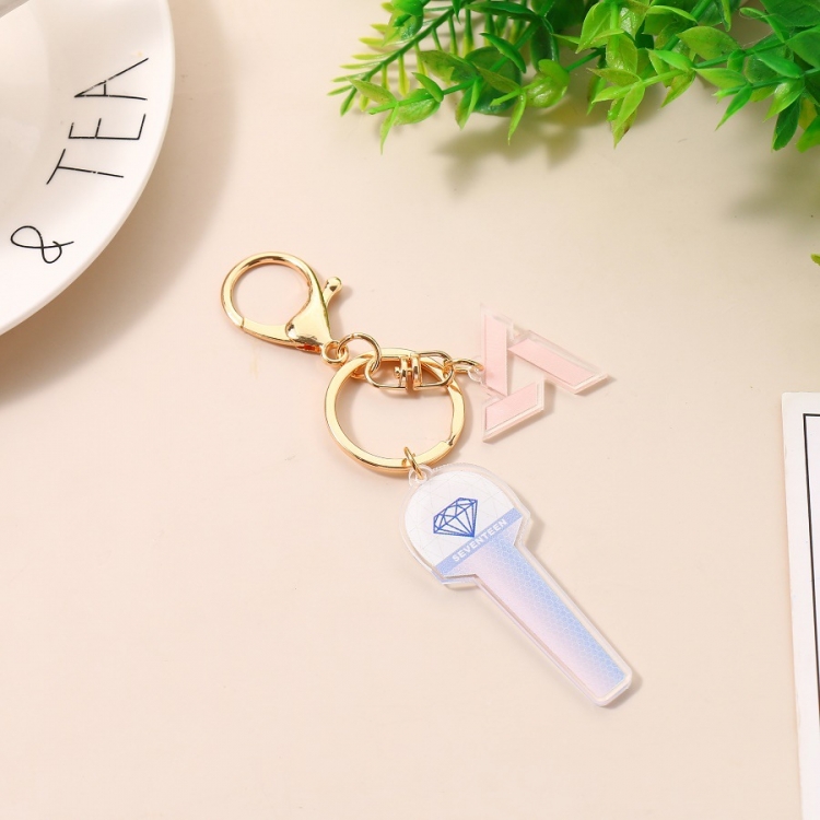 sevent Korean group star 2 pendant acrylic key chain pendant bag pendant price for 5 pcs