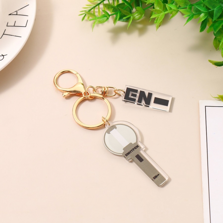 ENHYPE  Korean group star 2 pendant acrylic key chain pendant bag pendant price for 5 pcs