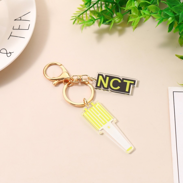 NCT Korean group star 2 pendant acrylic key chain pendant bag pendant price for 5 pcs
