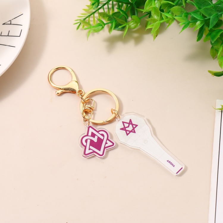 astro Korean group star 2 pendant acrylic key chain pendant bag pendant price for 5 pcs