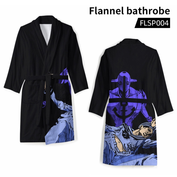 JoJos Bizarre Adventure The flannel nightgown supports the customization of single pattern FLSP004