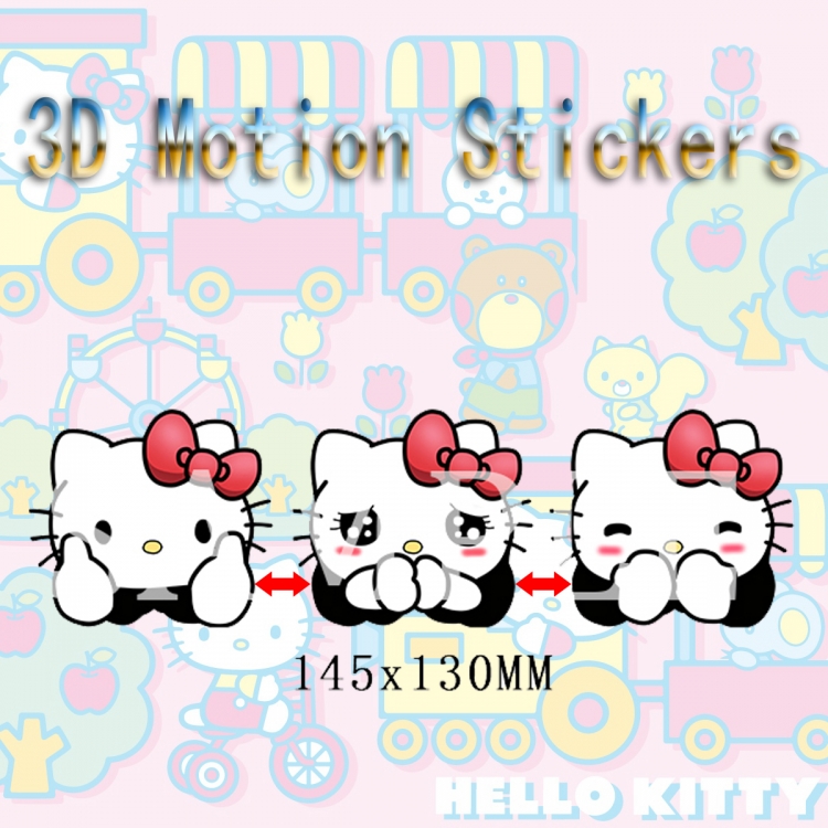 Hello Kitty Magic 3D HD variable map car computer animation stickers price for 2 pcs