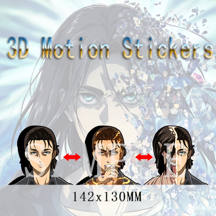 Shingeki no Kyojin Magic 3D HD variable map car computer animation stickers price for 2 pcs