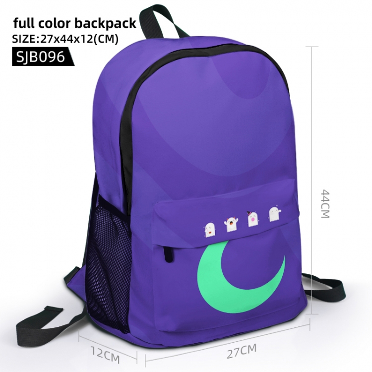 Halloween  full color backpack 27x44x12cm support single style customization SJB096