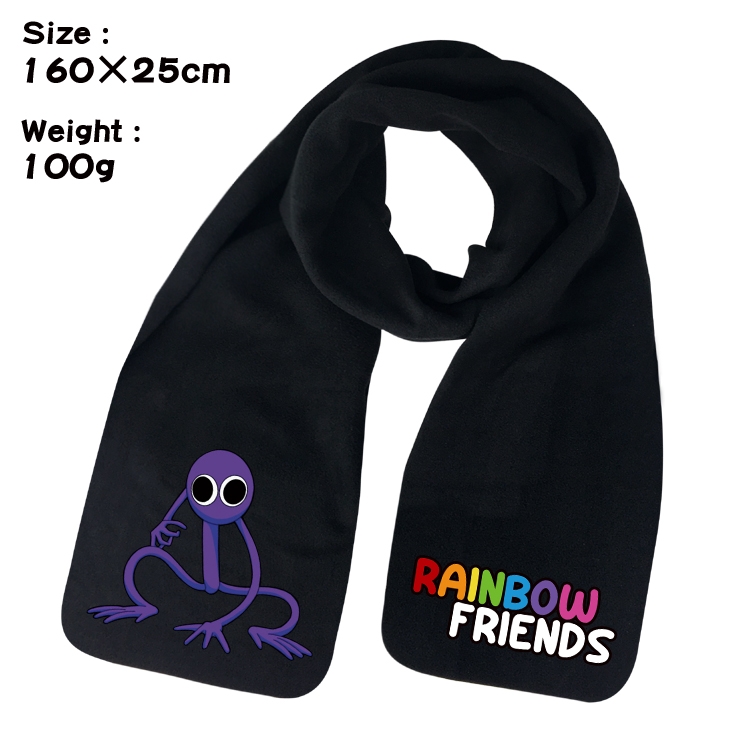Rainbow friends Anime fleece scarf bib 160X25CM 