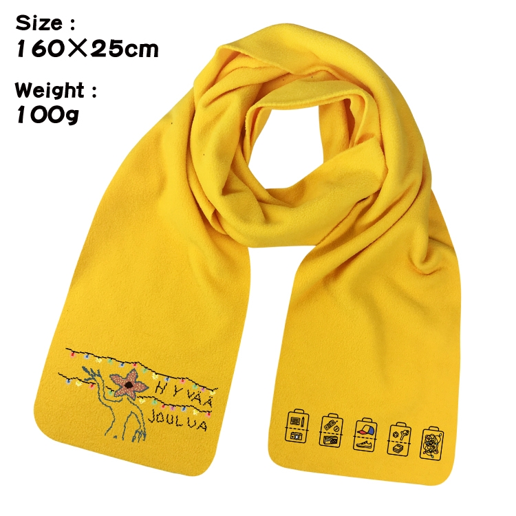 Stranger Things Anime fleece scarf bib 160X25CM 
