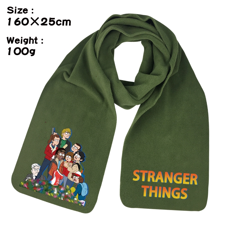 Stranger Things Anime fleece scarf bib 160X25CM 