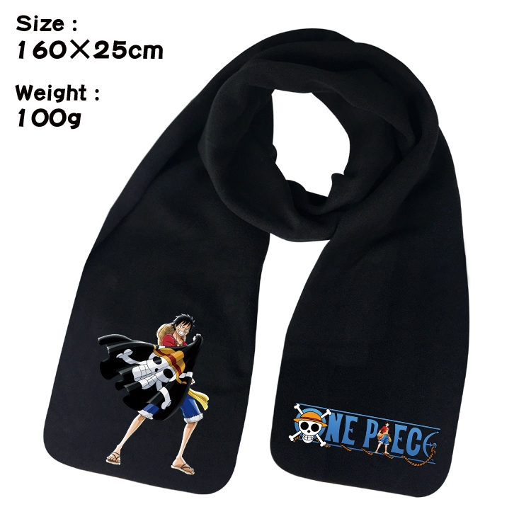 One Piece  Anime fleece scarf bib 160X25CM 