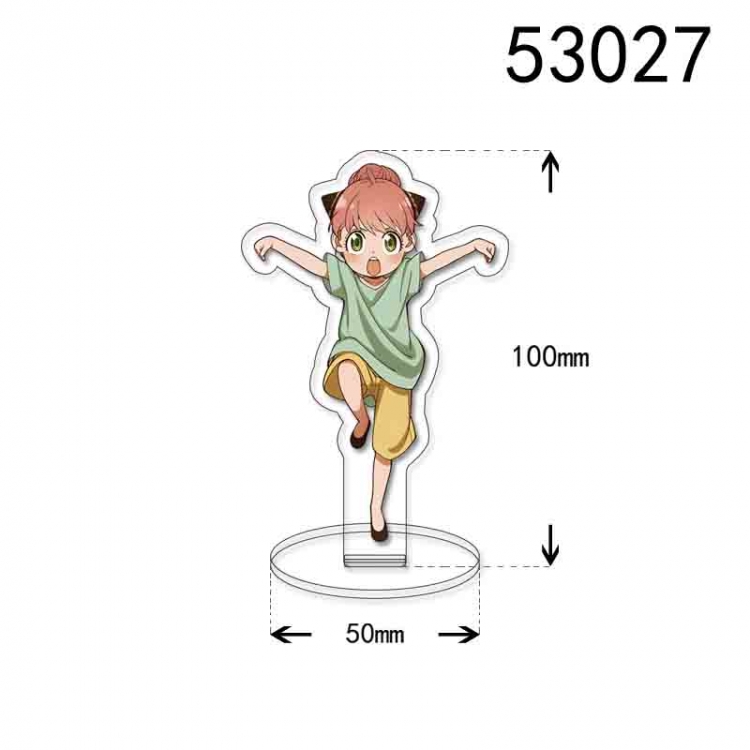 SPY×FAMILY Anime characters acrylic Standing Plates Keychain 15CM 53027