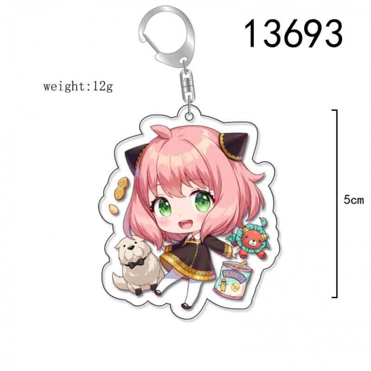 SPY×FAMILY Anime Acrylic Keychain Charm price for 5 pcs 13693