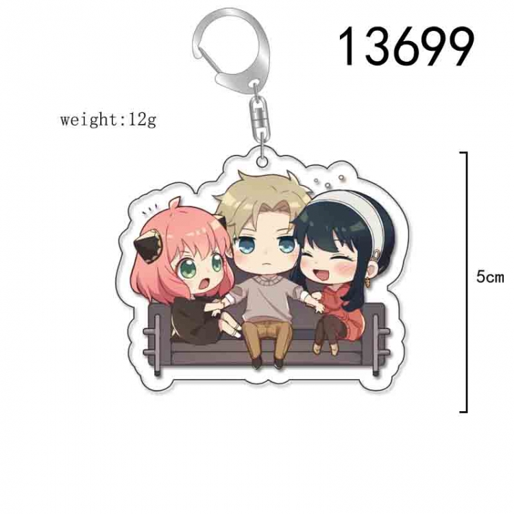 SPY×FAMILY Anime Acrylic Keychain Charm price for 5 pcs 13699