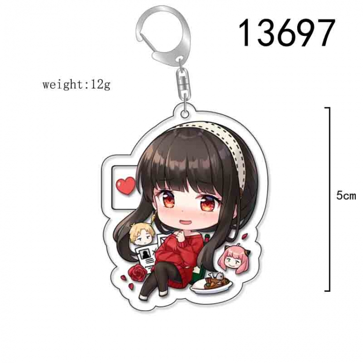 SPY×FAMILY Anime Acrylic Keychain Charm price for 5 pcs 13697