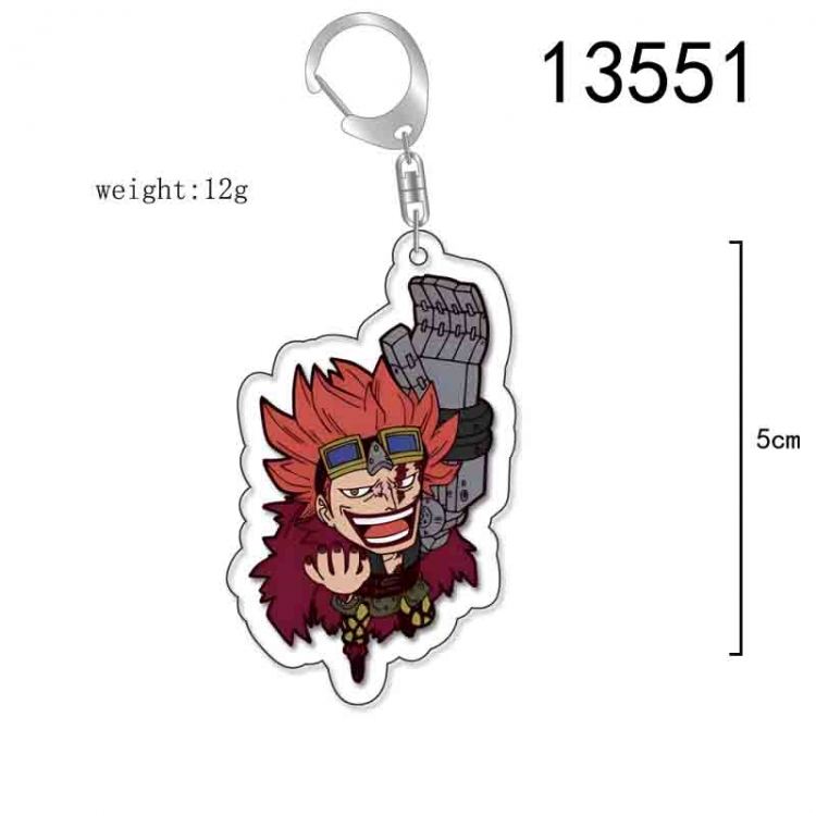 One Piece Anime Acrylic Keychain Charm price for 5 pcs 13551