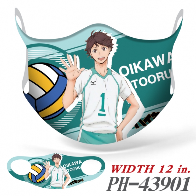 Haikyuu!! Full color Ice silk seamless Mask price for 5 pcs  PH-43901A