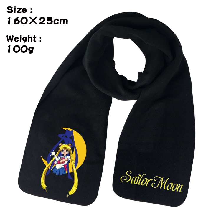  sailormoon Anime fleece scarf bib 160X25CM 