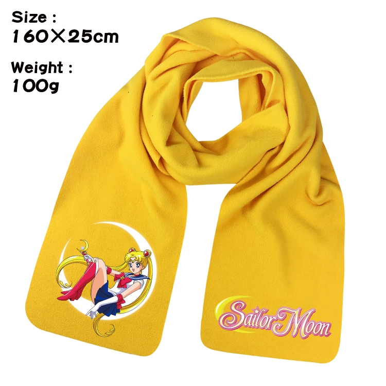  sailormoon Anime fleece scarf bib 160X25CM 