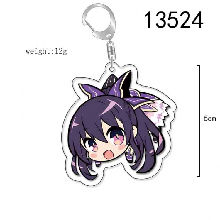Date-A-Live Anime Acrylic Keychain Charm price for 5 pcs 13524