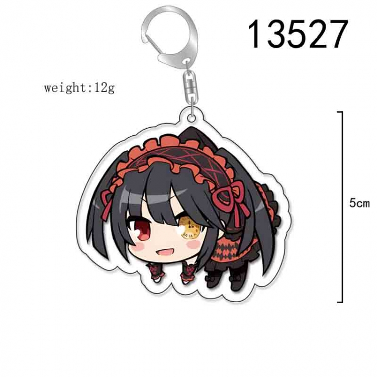 Date-A-Live Anime Acrylic Keychain Charm price for 5 pcs 13527