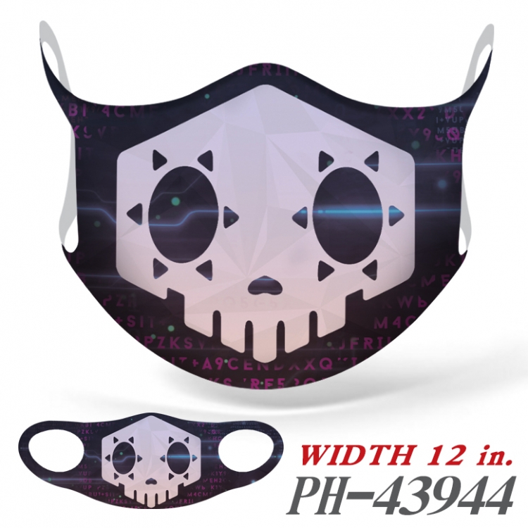 Overwatch Full color Ice silk seamless Mask price for 5 pcs PH-43944A