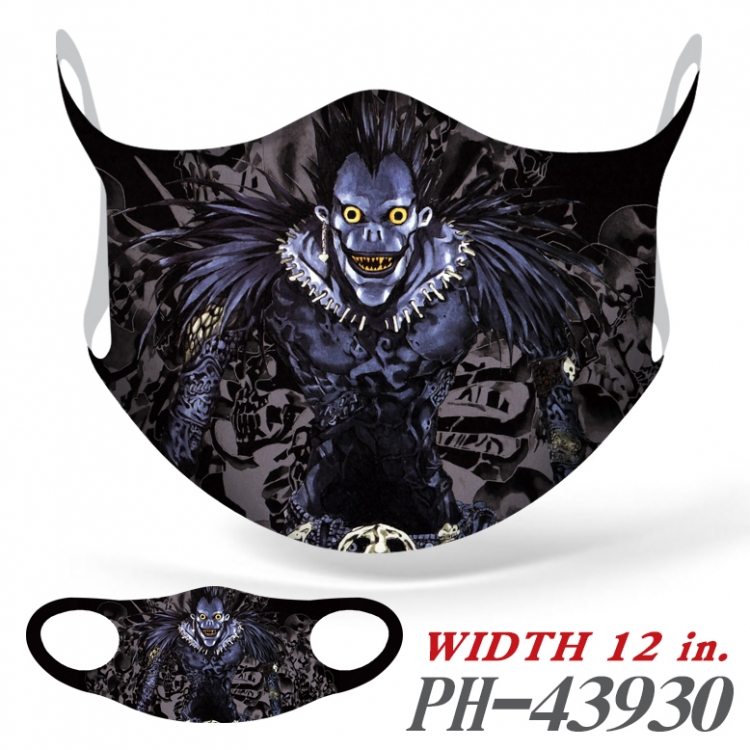 Death note Full color Ice silk seamless Mask price for 5 pcs  PH-43930A