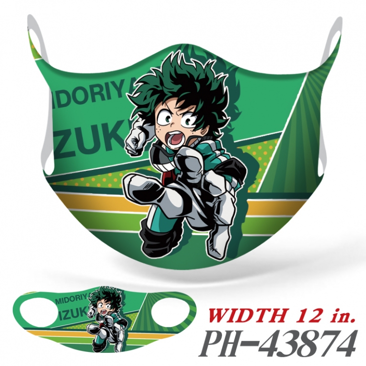My Hero Academia Full color Ice silk seamless Mask price for 5 pcs  PH-43874A