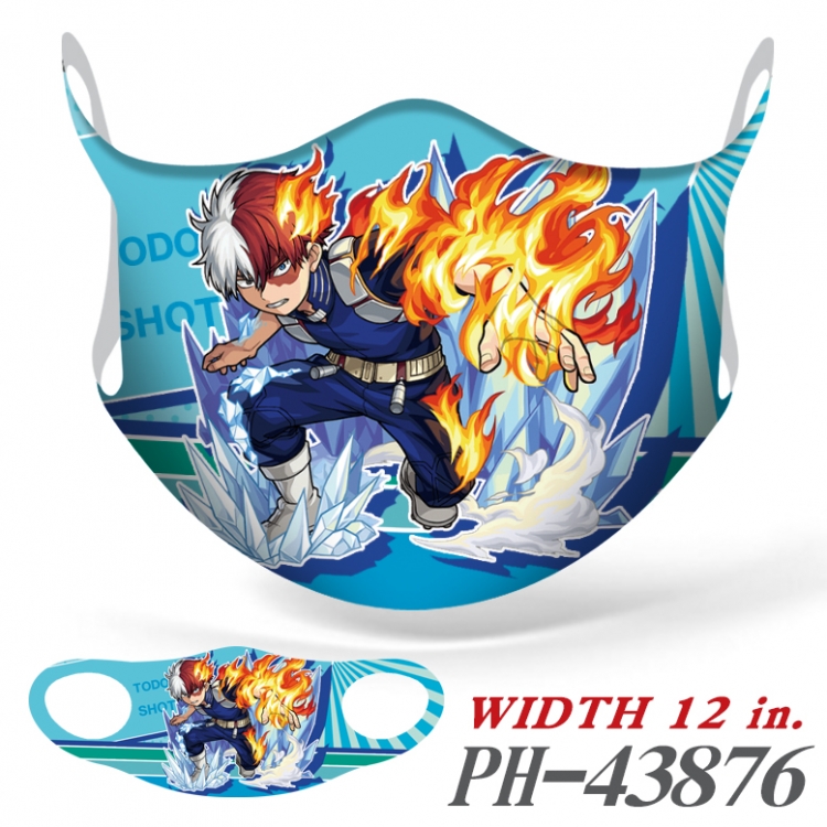 My Hero Academia Full color Ice silk seamless Mask price for 5 pcs PH-43876A