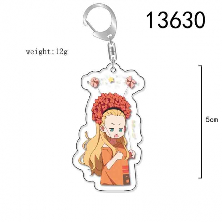 Lycoris Recoil Anime Acrylic Keychain Charm price for 5 pcs 13630