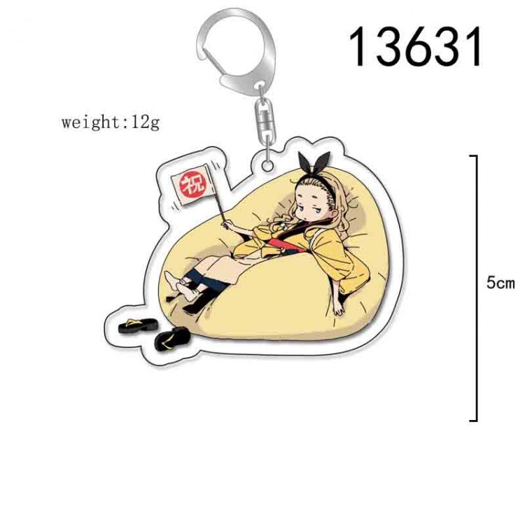 Lycoris Recoil Anime Acrylic Keychain Charm price for 5 pcs 13631