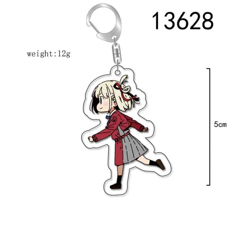 Lycoris Recoil Anime Acrylic Keychain Charm price for 5 pcs 13628