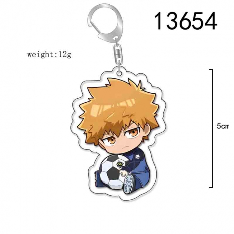 BLUE LOCK Anime Acrylic Keychain Charm price for 5 pcs 13654