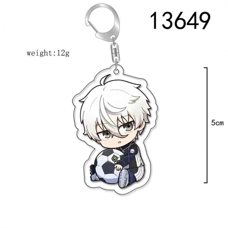 BLUE LOCK Anime Acrylic Keychain Charm price for 5 pcs 13649