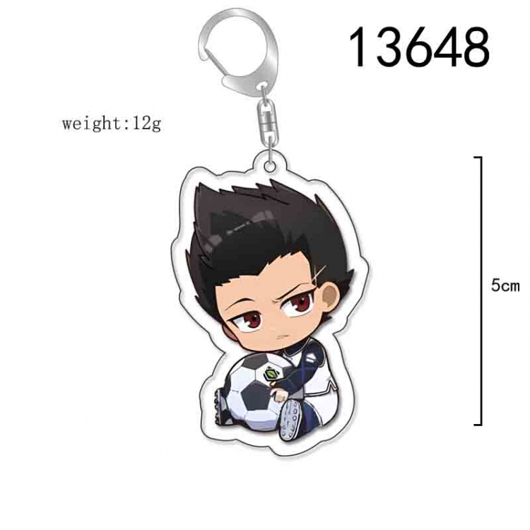 BLUE LOCK Anime Acrylic Keychain Charm price for 5 pcs  13648