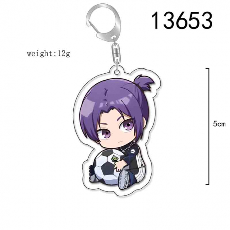 BLUE LOCK Anime Acrylic Keychain Charm price for 5 pcs  13653